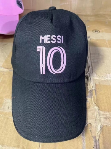 2023/24 Inter Miami CF Black #10 MESSI Football Cap-ZL