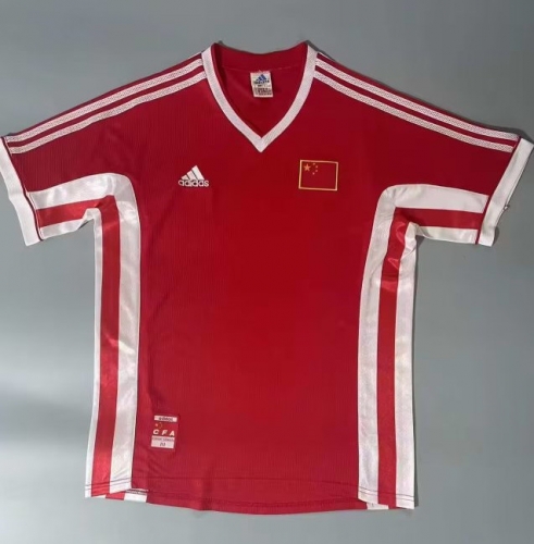 1998 Retro Version China Red Thailand Soccer Jersey AAA-601