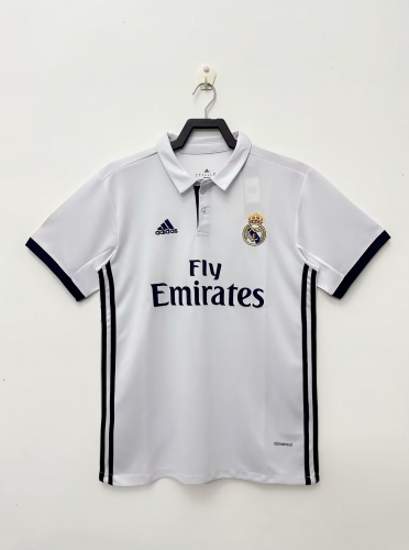 16-17 Retro Version Real Madrid Home White Thailand Soccer Jersey AAA-503