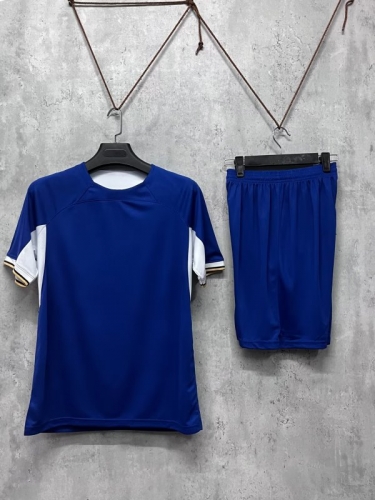 Customize 2023/24 Chelsea Blue Soccer Uniform-DN