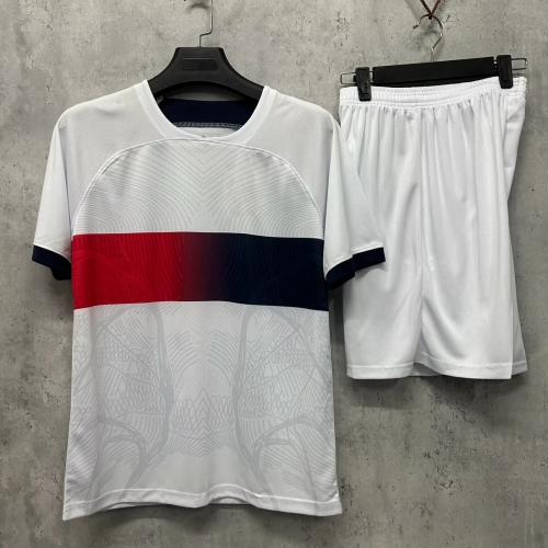 Customize 2023/24 Paris SG White Soccer Uniform-DN