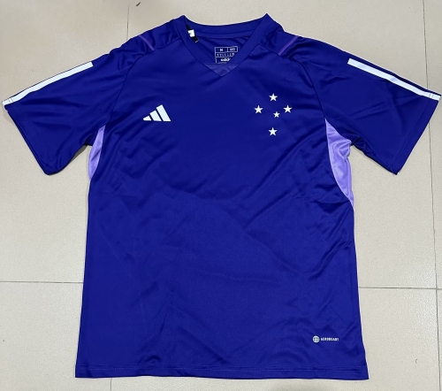 2023/24 Cruzeiro EC Purple Training Thailand Soccer Jersey-07