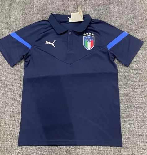 2023/24 Italy Blue Thailand Soccer Polo Shirts-BY