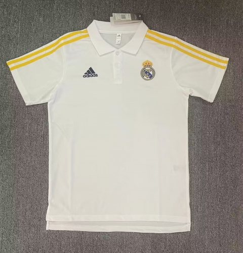 2023/24 Real Madrid White Thailand Soccer Polo Shirts-BY