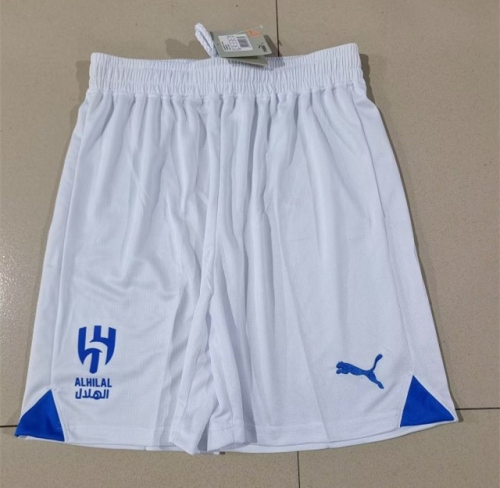 2023/24 Al Hilal FC Away White Thailand Soccer Shorts-315