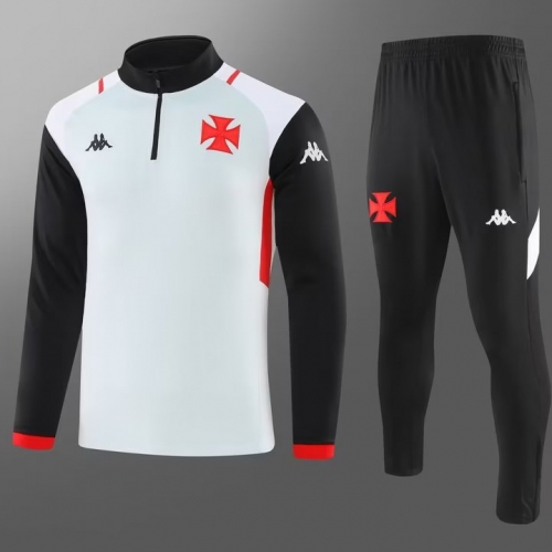 2023/24 Club de Regatas Vasco da Gama White Soccer Tracksuit Uniform-GDP