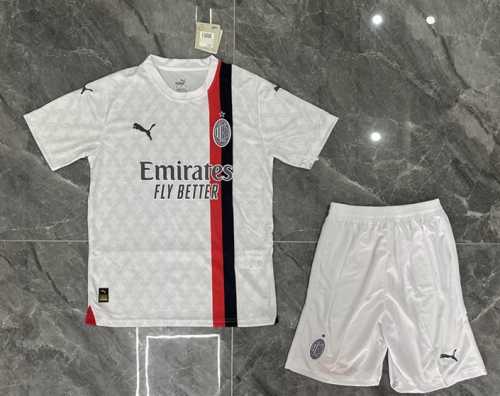 2023/24 AC Milan Away White Soccer Uniform-315/36