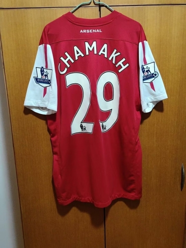 11-12 Retro Version  Arsenal Home Red #29 (CHAMAKH) Thailand Soccer Jersey AAA-1041