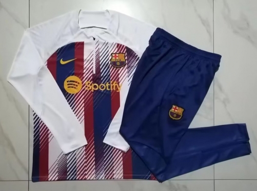 2023/24 Barcelona Red White Thailand Soccer Tracksuit Uniform-815