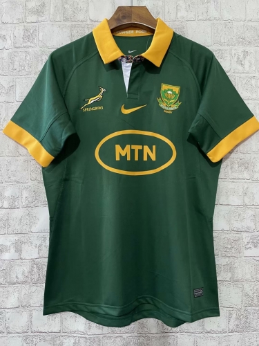 With Adv 2024 South Africa Home Green Shirts-805