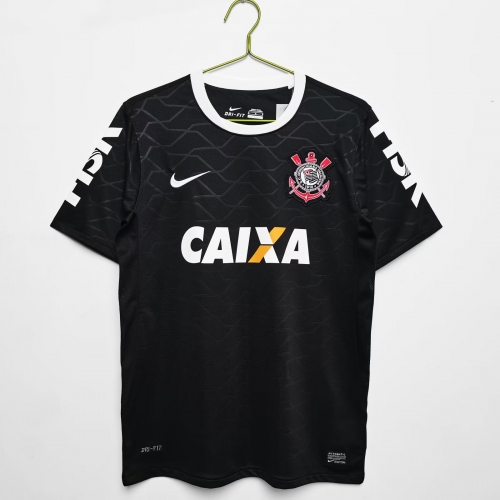 2008 Retro Version Corinthians Away Black Thailand Soccer Jersey AAA-710/811