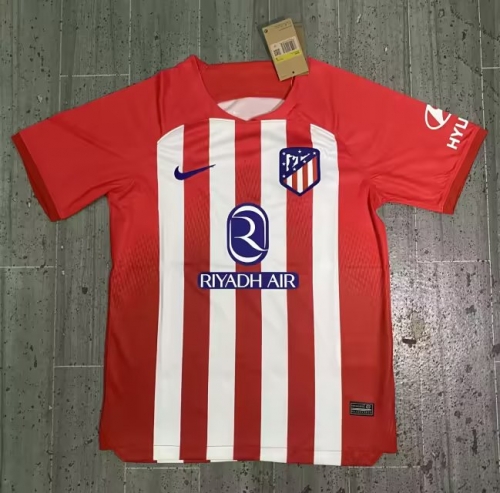 2023/24 Atletico Madrid Home Red & White Thailand Soccer Jersey-416/320