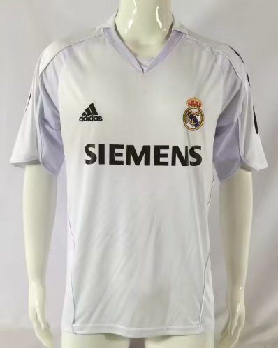 05-06 Retro Version Real Madrid Home White Thailand Soccer Jersey AAA-503/601/1041