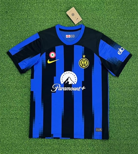 2022/23 Inter Milan Home White & Black Thailand Soccer Jersey AAA-416/408/320