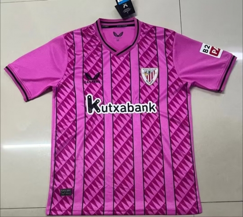 2023/24 Athletic Bilbao Pink Thailand Soccer Jersey AAA-2041