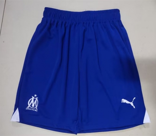 2023/24 Olympique de Marseille Away Blue Thailand Soccer Shorts-315