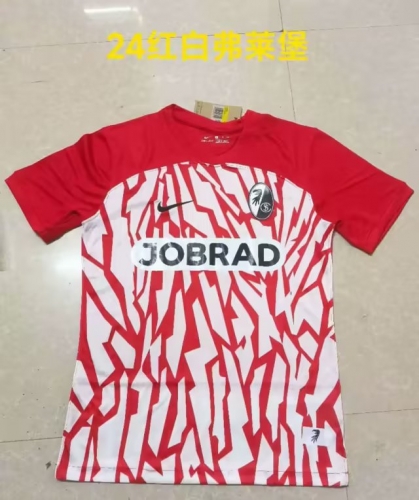 2023/24 SC Freiburg Red & White Thailand Soccer Jersey AAA-709
