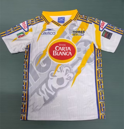 96-97 Retro Version Tigre UANL Away Gray Thailand Soccer Jersey AAA-410/811