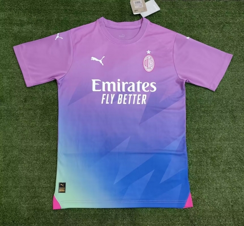 2023/24 AC Milan 2nd Away Pink Thailand Soccer Jersey AAA-705/416/320