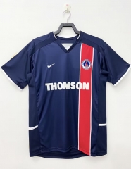 2002-03 Retro Version Paris SG Home Blue Thailand Soccer Jersey AAA-701/503/311