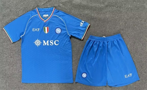 2023/24 Napoli Home Blue Soccer Uniform-SKE