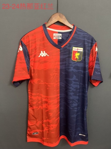 2023/24 Genoa Red & Black Thailand Soccer Jersey-709