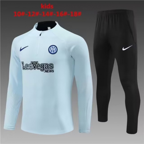 2022/23 Inter Milan Light Yellow Kids/Youth Tracksuit Uniform-801/GDP