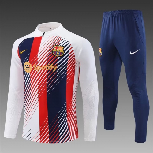 2023/24 Barcelona Red White Thailand Soccer Tracksuit Uniform-801/GDP