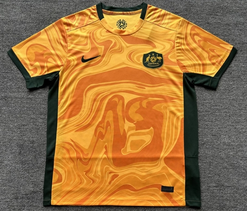 2023/24 Australia Yellow Thailand Soccer Jersey AAA-23/SX