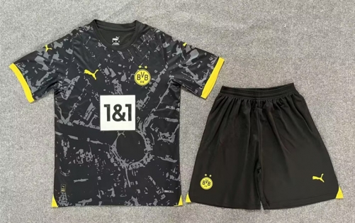 2023/24 Borussia Dortumund Away Black Soccer Uniform-315/SKE/516