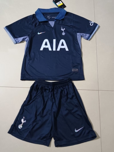 2023/24 Tottenham Hotspur Away Royal Blue Kid/Youth Soccer Uniform-123/507/522