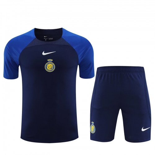 2023/24 Al-Nassr FC Blue Thailand Soccer Uniform-418