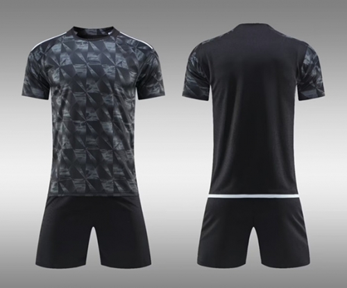 Customize 2023/24  Ajax 2nd Black Soccer Uniform-DN