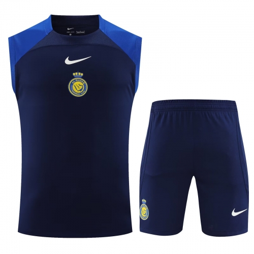 2023/24 Al-Nassr FC Blue Thailand Soccer Vest Uniform-418