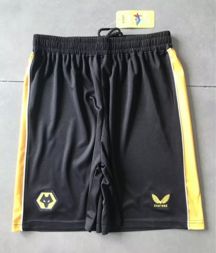 2023/24 Wolverhampton Wanderers Home Black Thailand Soccer Shorts-315/BLY