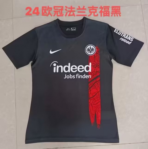 2023/24 Eintracht Frankfurt Black Thailand Soccer Jersey AAA-709