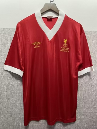 1978 Retro Version Liverpool Home Red Thailand Soccer Jersey AAA-2011
