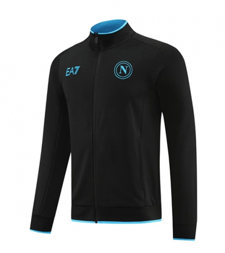 2022/23 Napoli Black Soccer Jacket Top-LH