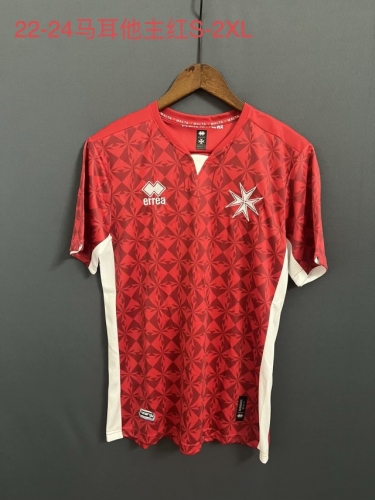 2023/24 Malta Red Thailand Soccer Jersey AAA-JM/709