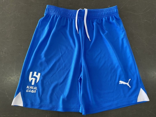 2023/24 Al Hilal FC Home Blue Thailand Soccer Shorts-315