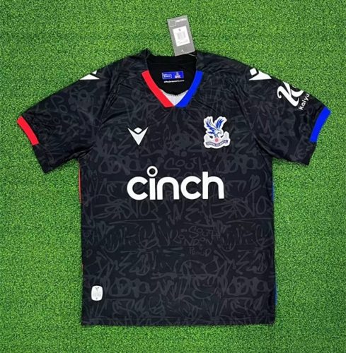 2023/24 Crystal Palace Away Black Thailand Soccer Jersey AAA-320