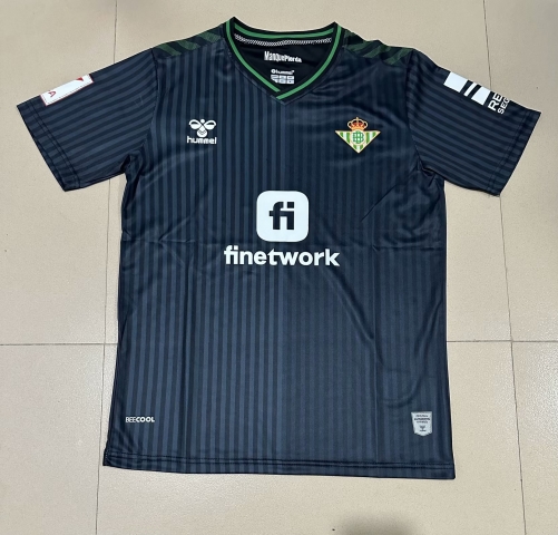 2023/24 2023/24 Real Betis 2nd Away Black Thailand Soccer Jersey AAA-SX/301/07