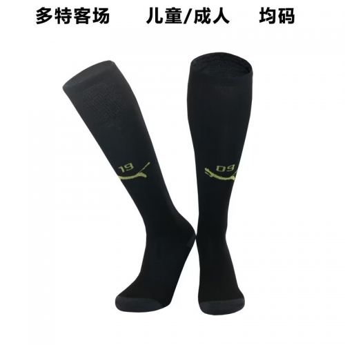 2023/24 Borussia Dortmund Away Black Thailand Soccer Socks