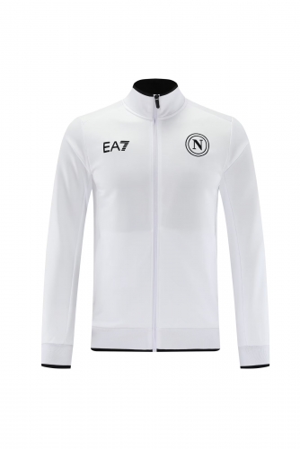 2022/23 Napoli White Soccer Jacket Top-LH