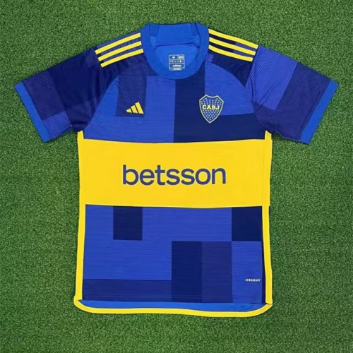 With Sponsor 2023/24 Boca Juniors Home Blue Thailand Soccer Jersey AAA-416/320/47