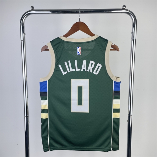 2023 Season NBA Milwaukee Bucks Home White #21 Jersey-311