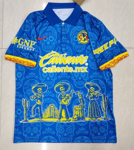 2023/24 Special Version América Blue Thailand Soccer Jersey AAA-912