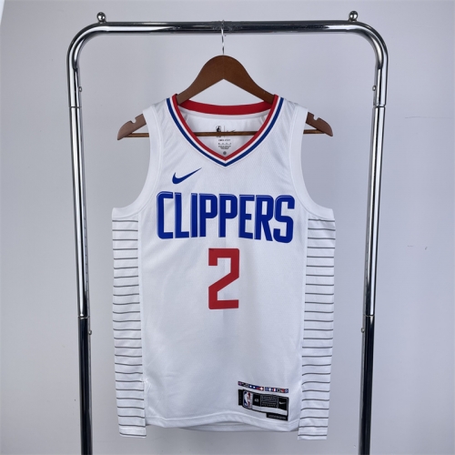 2023 Season Los Angeles Clippers NBA Home White #2 Jersey-311