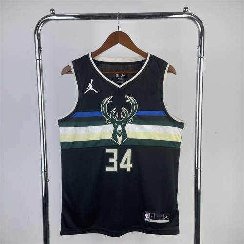 2021 Season FeiRen Limited NBA Milwaukee Bucks Green #34 Jersey-311