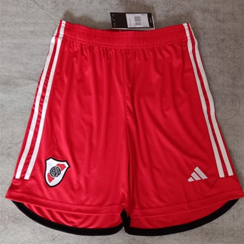 2023/24 River Plate Away Red Thailand Soccer Shorts-315